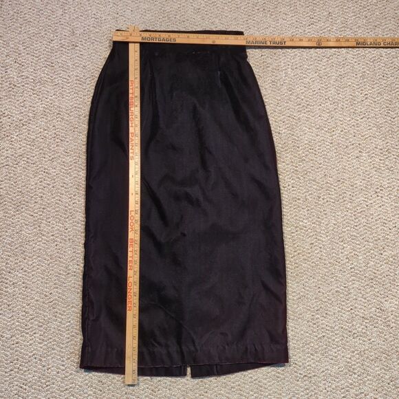 Vintage Norton McNaughton Maxi Skirt 10 Purple Velvet Goth Witchy Long - Picture 2 of 6